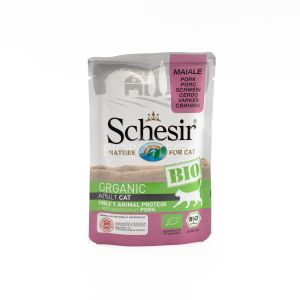 Umido BIO con Maiale per Gatti Schesir 85G