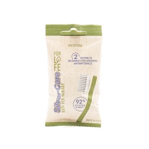 Testine di Ricambio per Spazzolino For Life Medium SilverCare