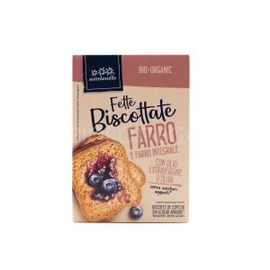 Fette Biscottate di Farro e Farro Integrale Sottolestelle 2x100G