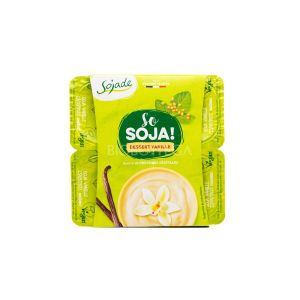 Dessert di Soia alla Vaniglia Sojade 4x100G