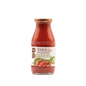 Salsa di Pomodoro Ciliegino Piccante Bio Terre e Tradizioni 250G