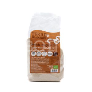 Semola Integrale Bio di Grano Antico Timilìa Terre e Tradizioni 500G