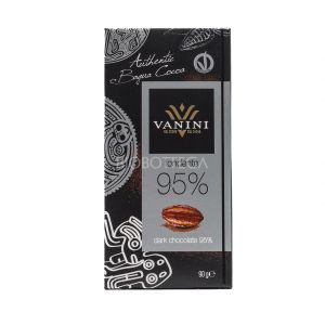 Tavoletta di Cioccolato Fondente 95% NON BIO Vanini 90G