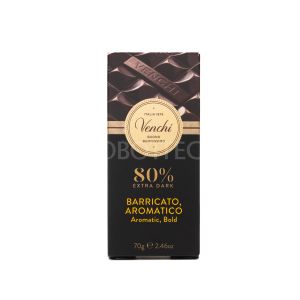 Cioccolato Extra Fondente 80% Barricato e Aromatico Venchi 70G