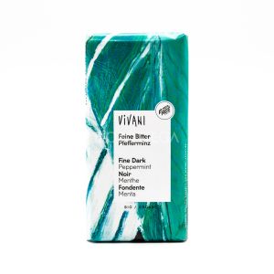 Tavoletta Fondente alla Menta Vivani 100G
