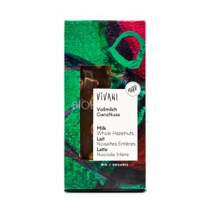 Tavoletta al Latte con Nocciole Intere Vivani 100G