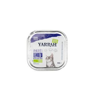 Paté BIO con Pollo e Tacchino per Gatti Yarrah 100G
