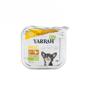 Paté BIO con Pollo per Cani Yarrah 150G