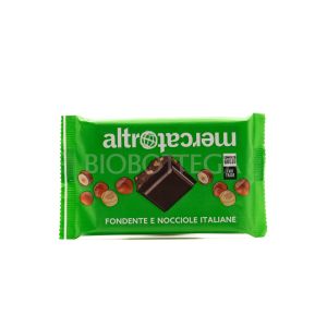 Tavoletta Fondente e Nocciole Italiane NON BIO Altromercato 85G