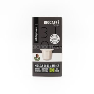 Biocaffè in capsule Miscela 100% Arabica compatibili Nespresso Altromercato 10 capsule