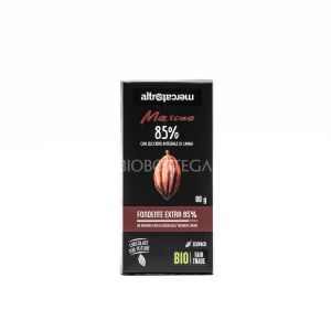 Cioccolato Mascao Fondente Extra 85% Altromercato 80 G