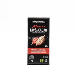 Tavoletta Fondente con Fave di Cacao Altromercato 80G
