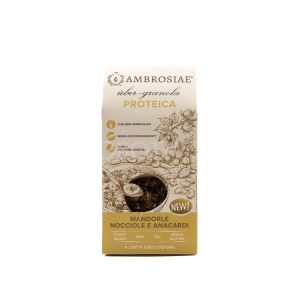 Granola Proteica con Mandorle, Nocciole e Anacardi Ambrosiae 250G