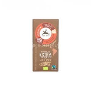 Cioccolato Extra Fondente 80% con Fave di Cacao Alce Nero