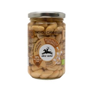 Fagioli Cannellini Lessati Alce Nero 300 G