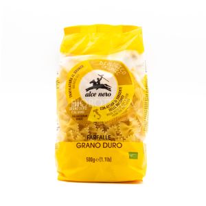 Farfalle di Grano Duro Alce Nero 500G