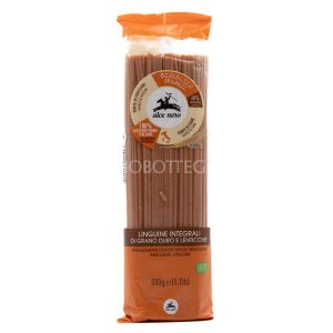 Linguine Integrali di Grano Duro e Lenticchie Alce Nero 500G