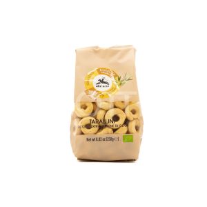 Tarallini all'Olio Extravergine D'Oliva Senza Lievito Alce Nero 250G