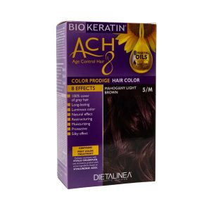 Tinta per Capelli 5/M Castano Chiaro Mogano Biokeratin Ach8 140 ML