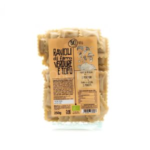 Ravioli di Farro Verdure e Tofu BIOVEG 250G