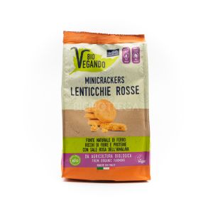 Minicrackers Lenticchie Rosse Biovegando 150 G