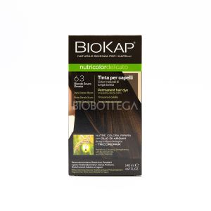 Tinta per Capelli 6.3 Biondo Scuro Dorato Delicato BioKap Nutricolor