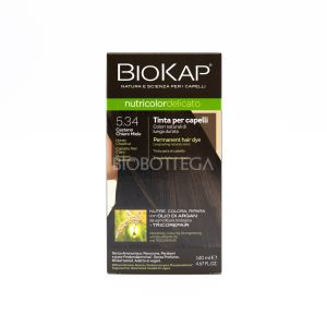 Tinta per Capelli 5.34 Castano Chiaro Miele Delicato BioKap Nutricolor