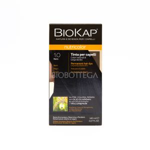Tinta per Capelli 1.0 Nero BioKap Nutricolor