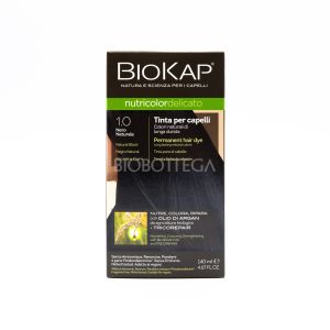 Tinta per Capelli 1.0 Nero Naturale Delicato BioKap Nutricolor