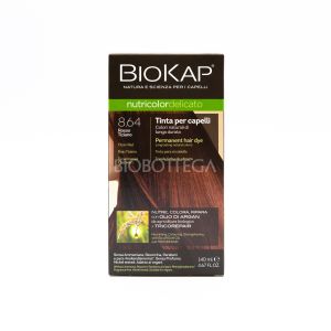 Tinta per Capelli 8.64 Rosso Tiziano Delicato BioKap Nutricolor