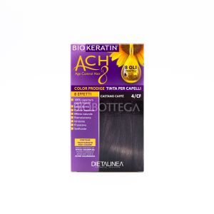 Tinta per Capelli 4/CF Castano Caffè Biokeratin Ach8
