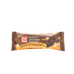 Barretta di Cioccolato Fondente Ripiena di Arachidi Baule Volante 25G