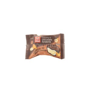 Coppetta di Cioccolato Fondente Ripiena di Mandorle Baule Volante 25G