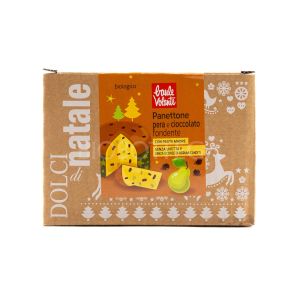 Panettone Pera e Cioccolato Fondente Baule Volante 500G
