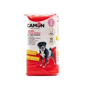Pannolini a Fascia Elastica per Cani Maschi S Camon
