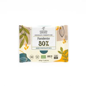 Tavoletta di Cioccolato Fondente 80% di Cacao Crudo Loverdiana 30G