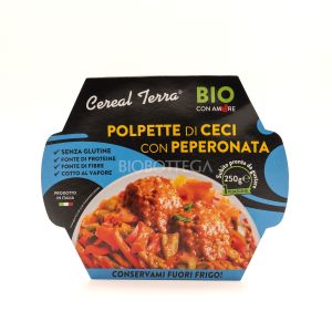 Polpette di Ceci con Peperonata Cereal Terra 250G
