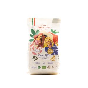 Pasta di Grano Duro con Pomodori e Spinaci "Princess Disney" Dalla Costa 300 G