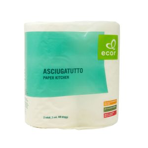 Asciugatutto 2 Rotoli 2 Veli Ecor