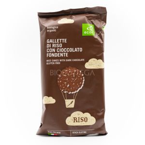 Gallette di Riso con Cioccolato Fondente Ecor 100 G
