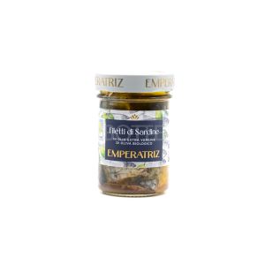 Filetti di Sardine NON-BIO in Olio Extravergine di Oliva Biologico Emperatriz 126G