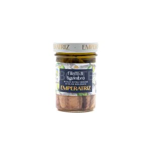 Filetti di Sgombro NON-BIO in Olio Extravergine di Oliva Biologico Emperatriz 120G