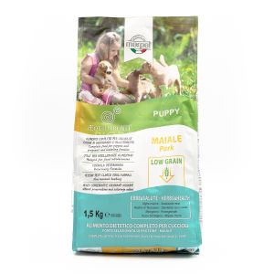 Crocchette per Cani Cuccioli al Maiale EquilibriaVita 1.5KG