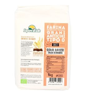 Farina di Grano Tenero Grani Antichi Tipo 0 Sapore di Sole 1KG