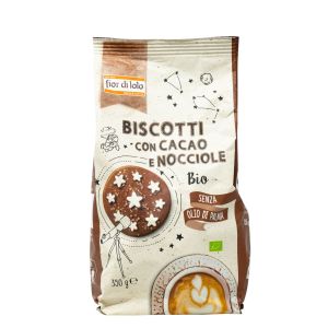 Biscotti Con Cacao E Nocciole Fior di Loto 350 G
