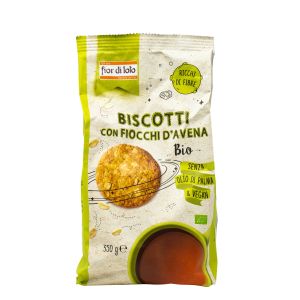 Biscotti Con Fiocchi D'Avena Fior di Loto 350 G