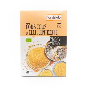 Cous Cous di Ceci E Lenticchie Rosse Fior di Loto 500 G