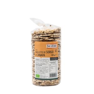 Gallette di Sorgo e Canapa Fior di Loto 120 G