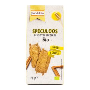 Speculoos Biscotti Speziati con Miele e Cannella Fior di Loto 125G