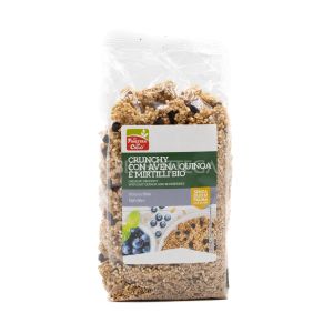 Crunchy con Avena Quinoa e Mirtilli Bio La Finestra Sul Cielo 375G